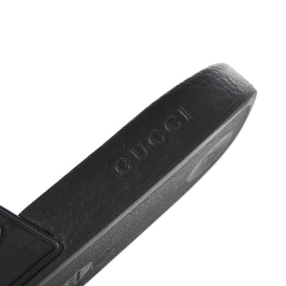 Gucci Rubber GG Monogram Mens Slide Sandals 6 Black 6 of 15