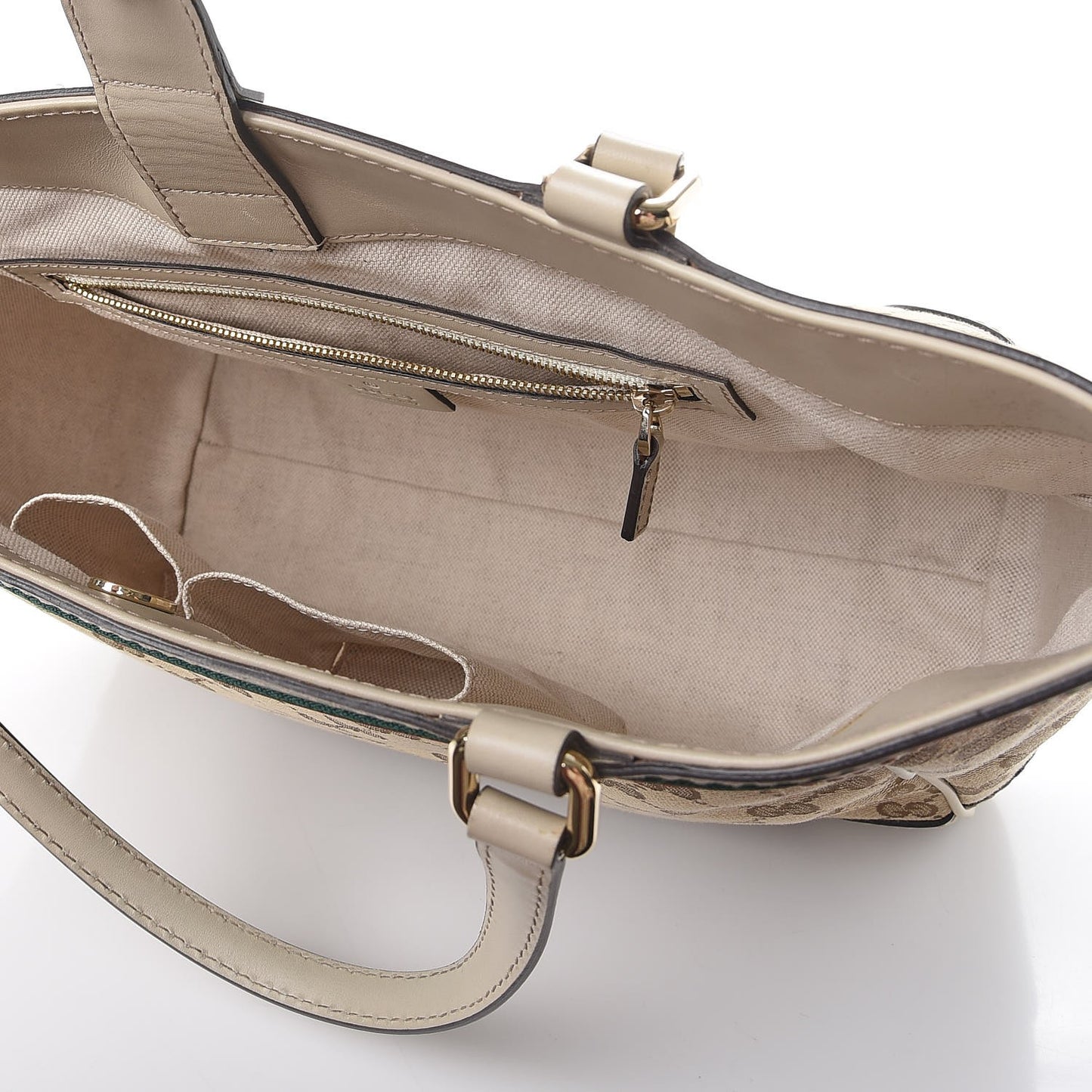 Monogram Web Medium Mayfair Tote Off White