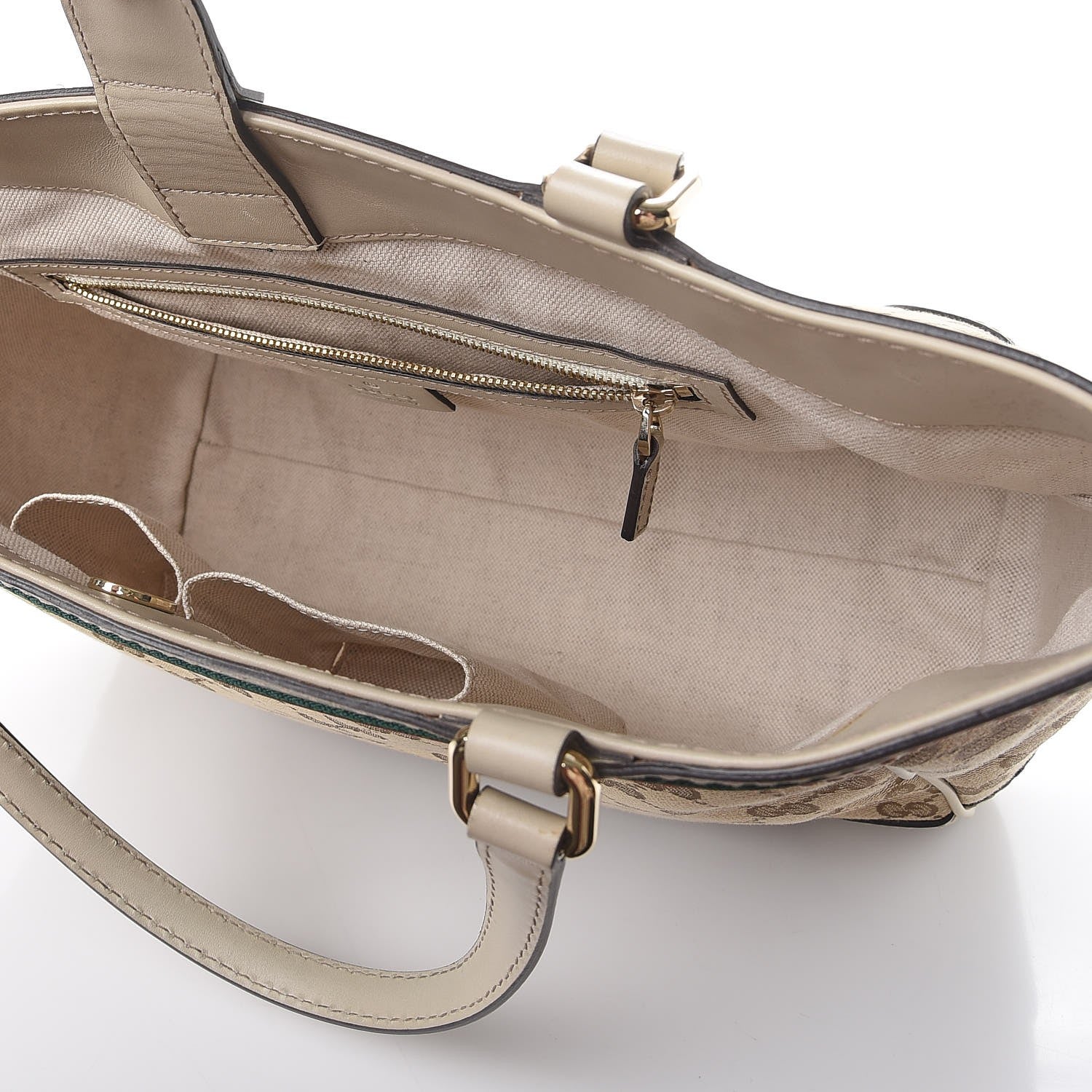 Gucci Monogram Web Medium Mayfair Tote Off White 5 of 9