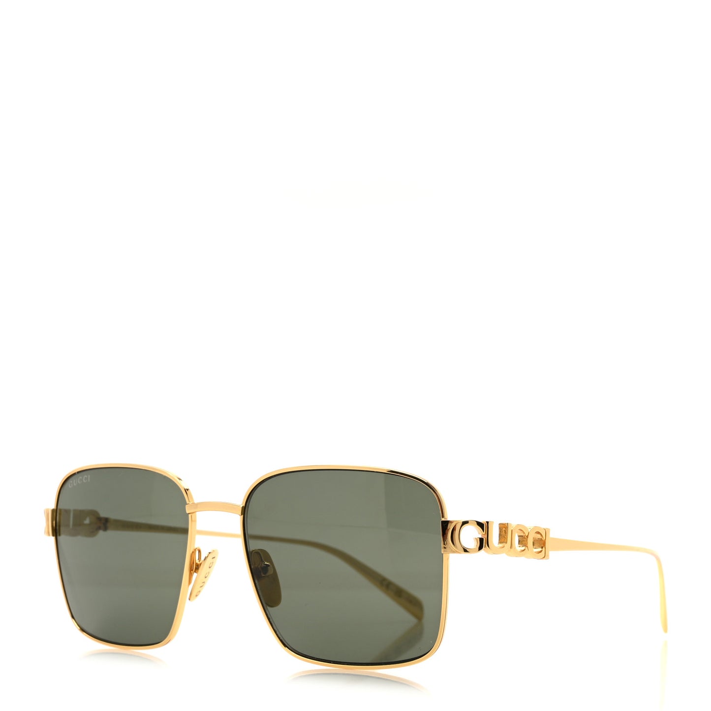 Metal Rectangular Frame Sunglasses GG1937S Gold