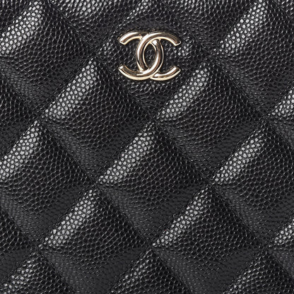 Chanel Caviar Quilted Cosmetic Case Black 11 of 12