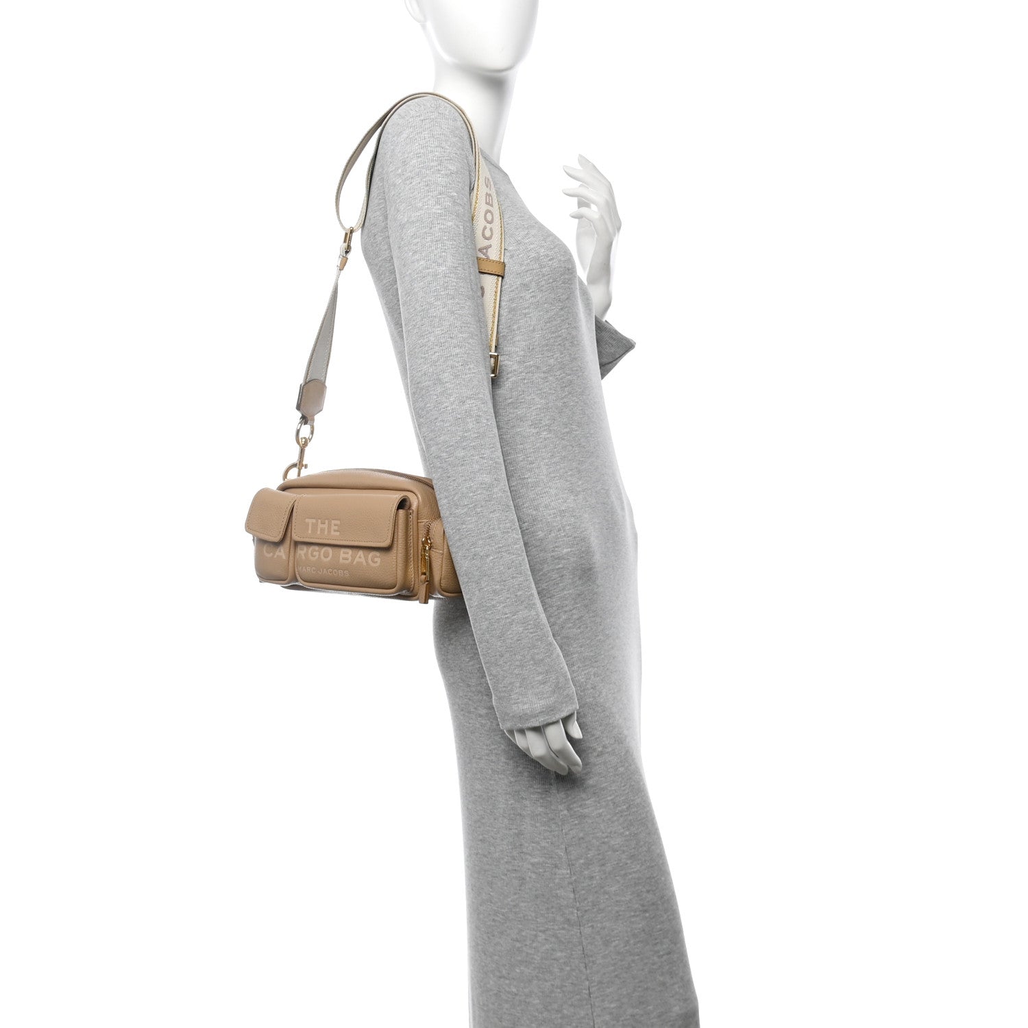 Marc Jacobs Calfskin The Cargo Bag Camel 2 of 11
