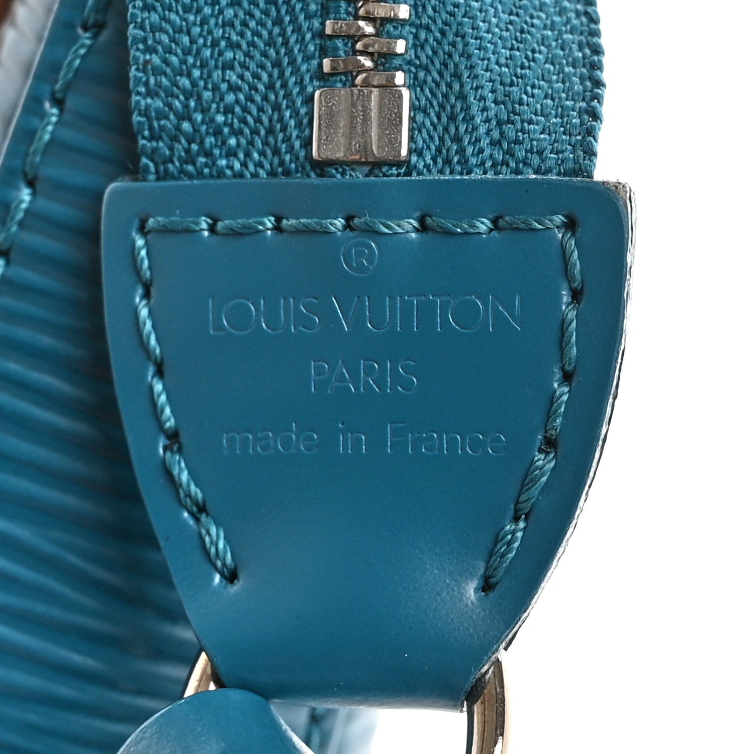 Louis Vuitton Epi Pochette Accessories NM Cyan 6 of 13
