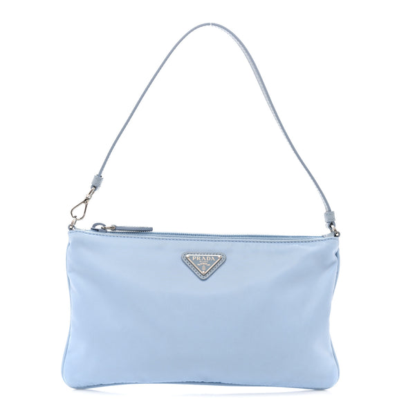 PRADA ナイロンポーチ 1N0011 VELA オルテンシア Prada Re-Nylon Vela Pouch Celeste 1836021 – FASHIONPHILE