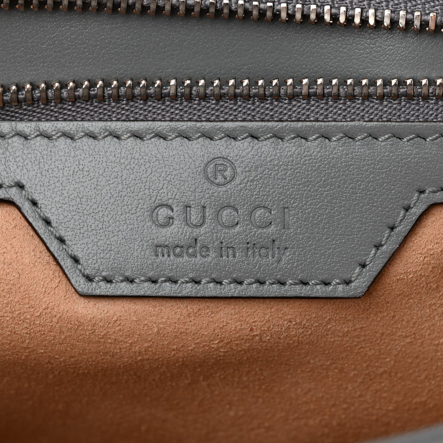 Gucci Calfskin Matelasse Aria Small GG Marmont Shoulder Bag Deep Grey 6 of 10