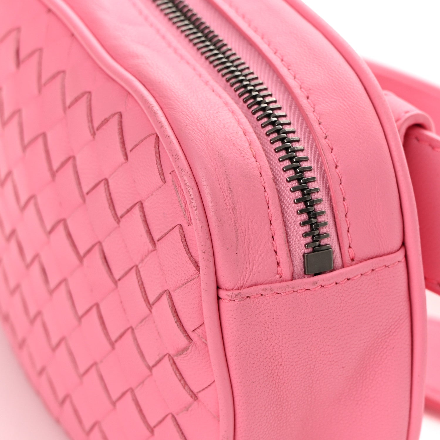 Bottega Veneta Nappa Intrecciato Belt Bag Pink 11 of 16