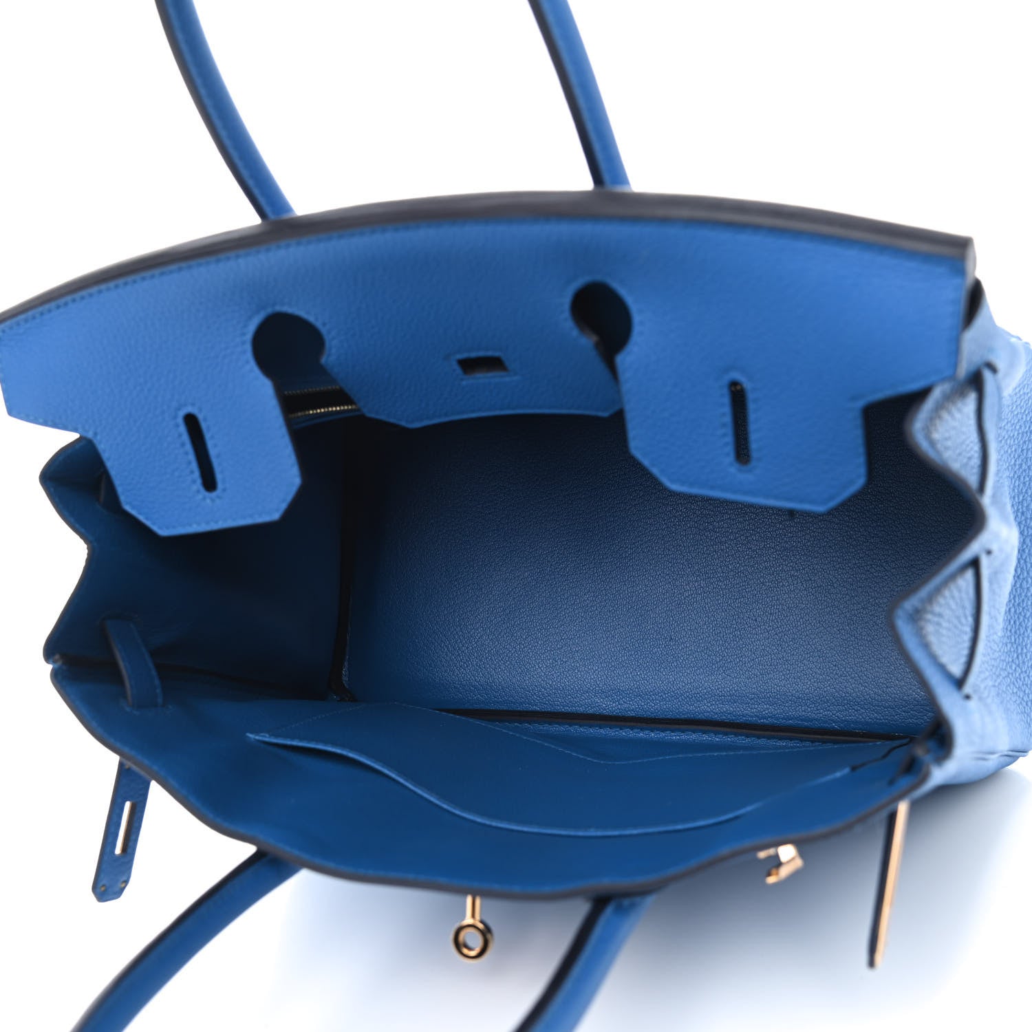 Hermes Togo Birkin 30 Bleu Zellige 5 of 10