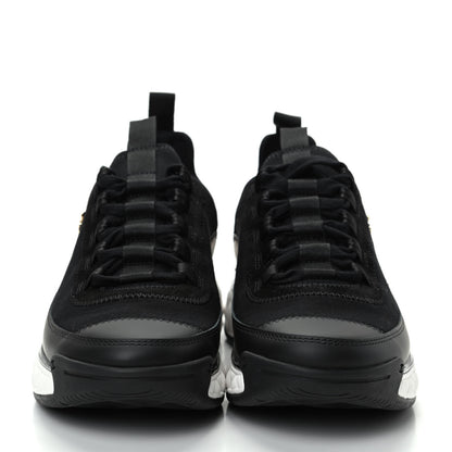 Chanel Velvet Calfskin Mixed Fibers CC Sneakers 36.5 Black 2 of 11