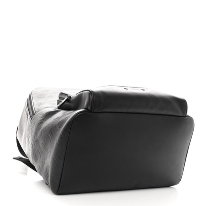 Louis Vuitton Calfskin Monogram Shadow Racer Backpack Black 4 of 9