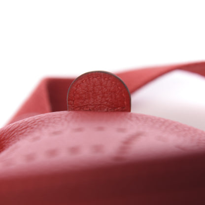 Hermes Taurillon Clemence Evelyne TPM Rouge Piment 7 of 11