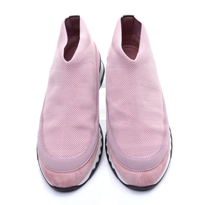 Hermes Mesh Technical Canvas Womens Tokyo Sneakers 37.5 Rose 7 of 16
