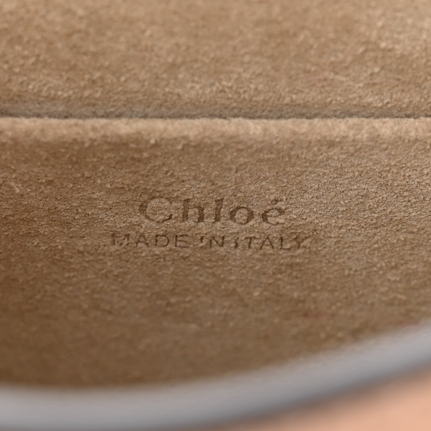 Chloe Calfskin Suede Small Nile Bracelet Bag Biscotti Beige 6 of 12