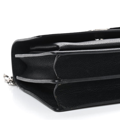 Saint Laurent Grained Calfskin Small Monogram Sunset Black 5 of 7