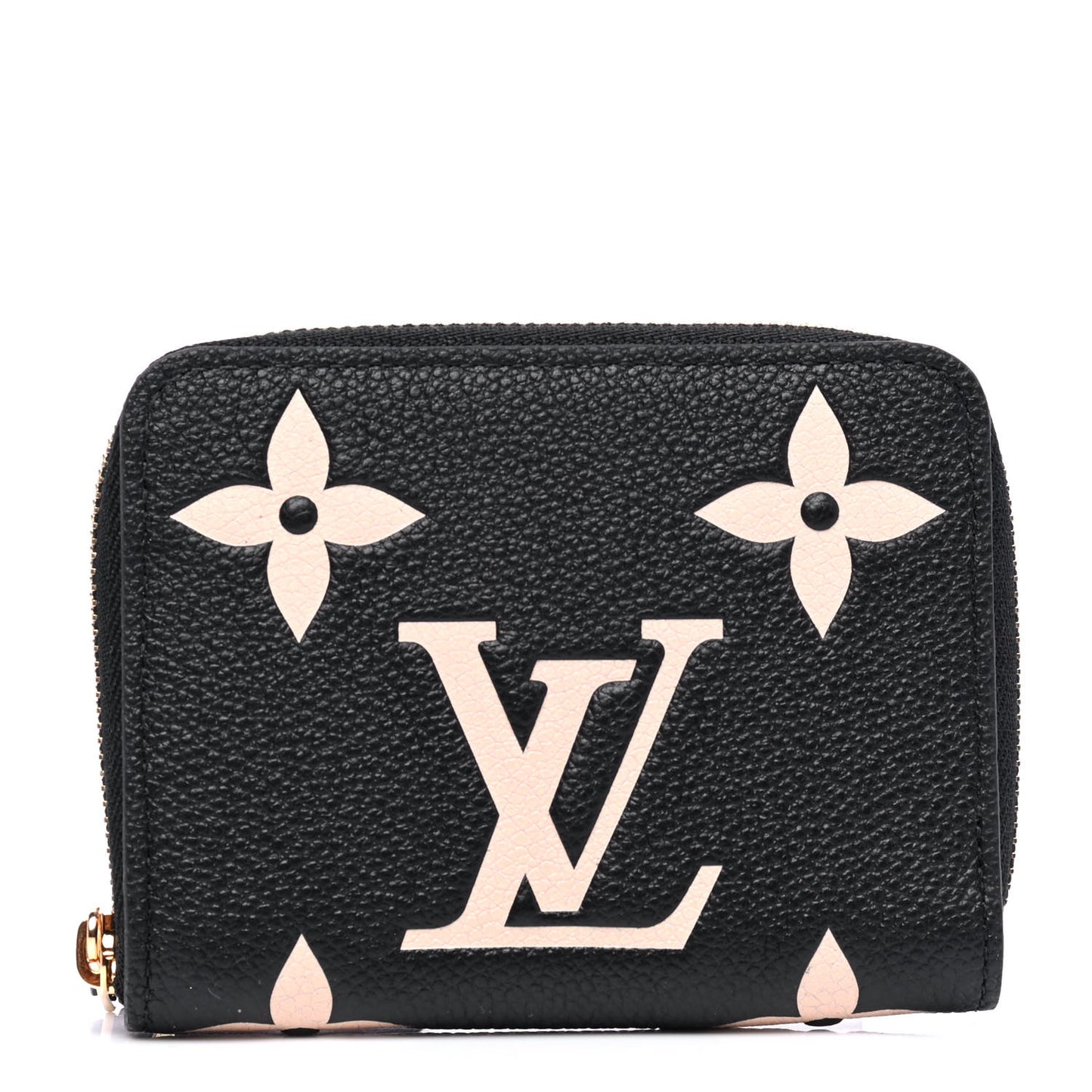 Empreinte Monogram Giant Zippy Coin Purse Black Beige