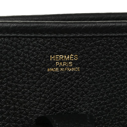 Hermes Taurillon Clemence Evelyne III PM Black 6 of 11