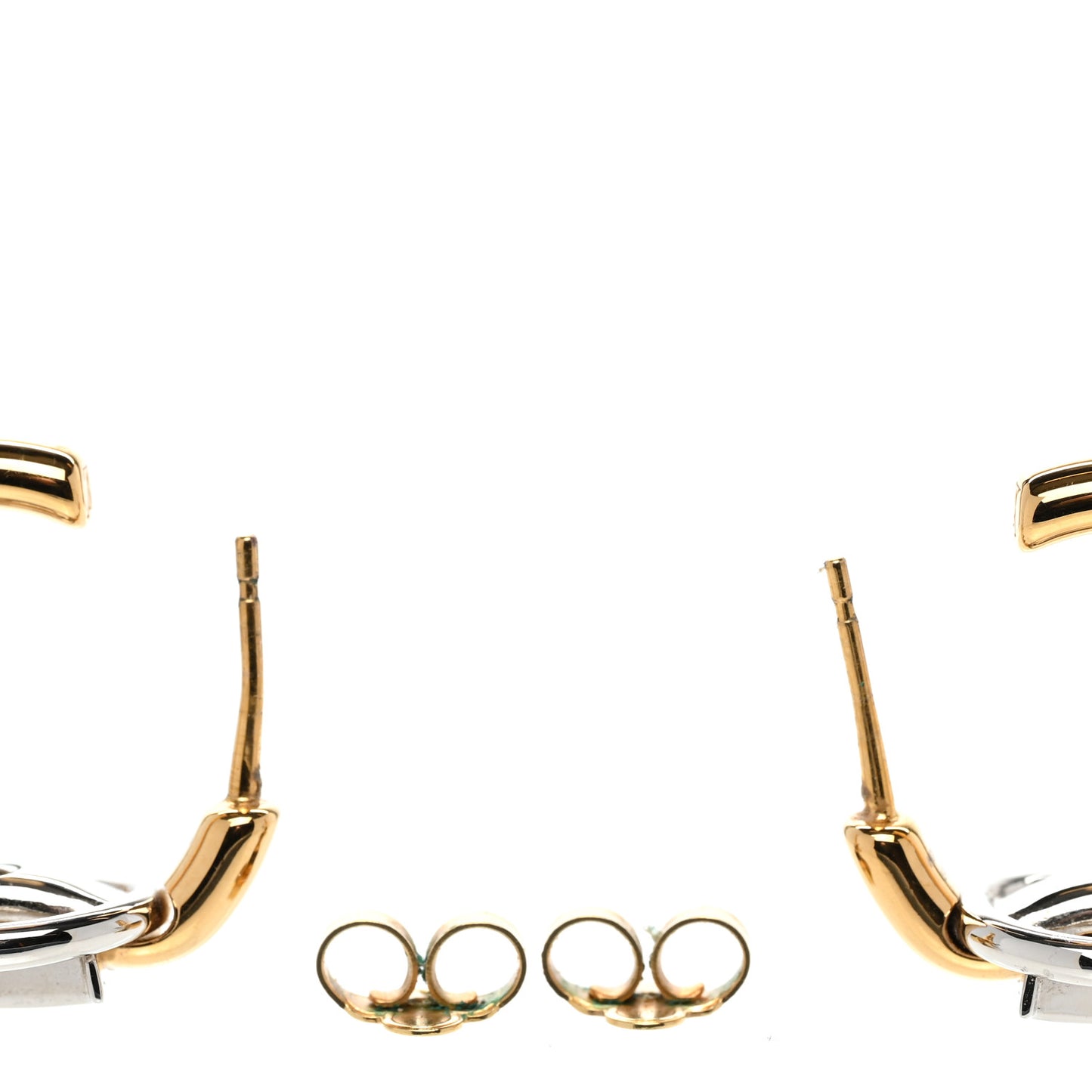 Metal My LV Dore PM Hoop Earrings Gold Silver