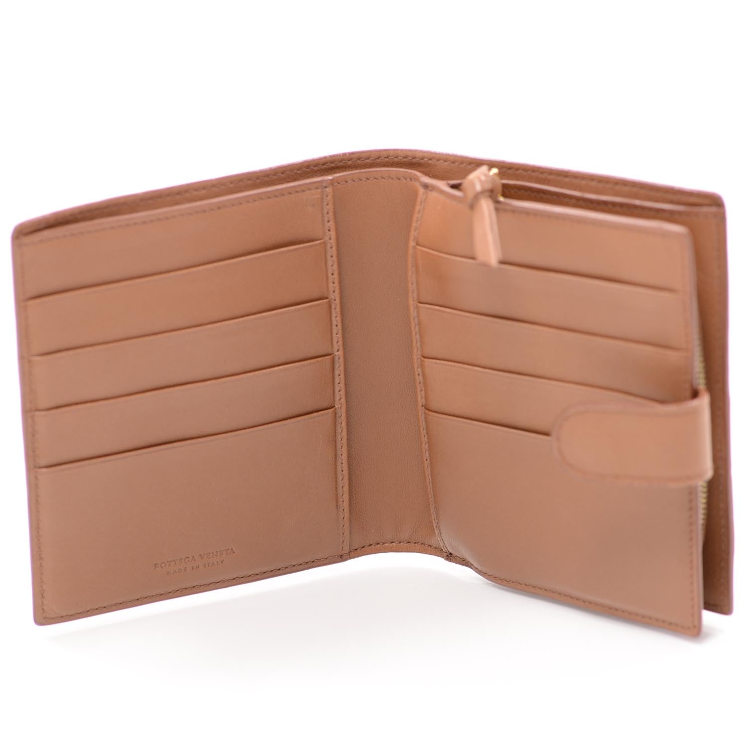 Bottega Veneta Nappa Intrecciato Medium Wallet Noce 5 of 10
