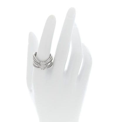 David Yurman Sterling Silver Diamond Angelika Maltese Ring 57 8 2 of 4