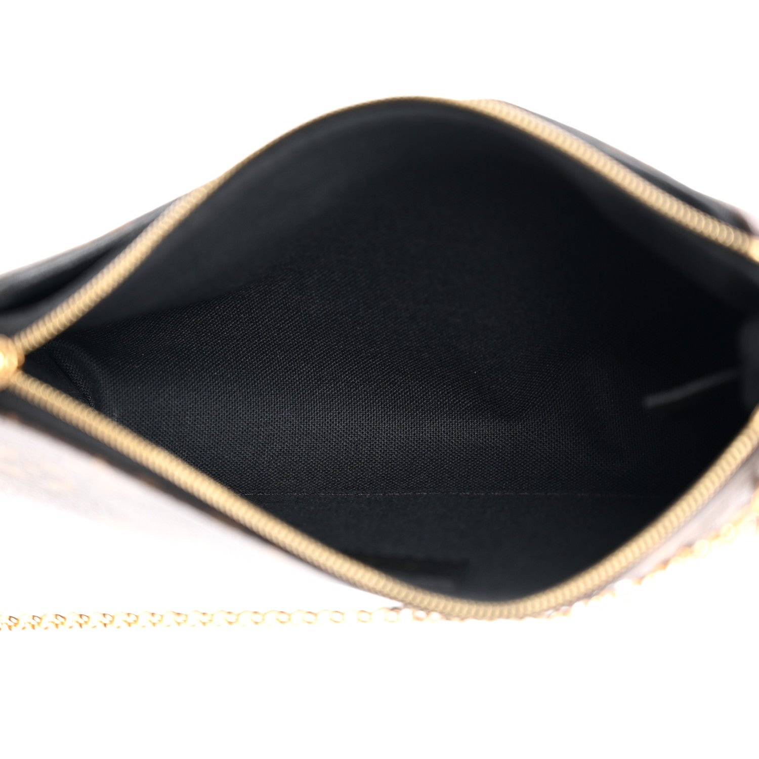 Louis Vuitton Monogram Pallas Clutch Black 5 of 13
