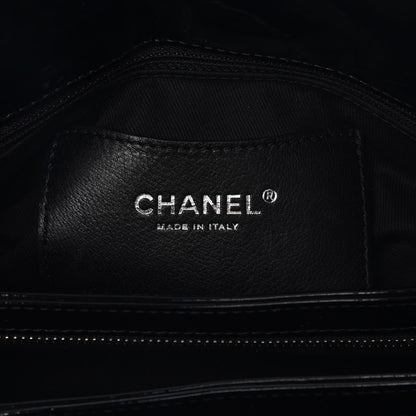 Chanel Patent Quilted Medium Just Mademoiselle Black 6 of 7