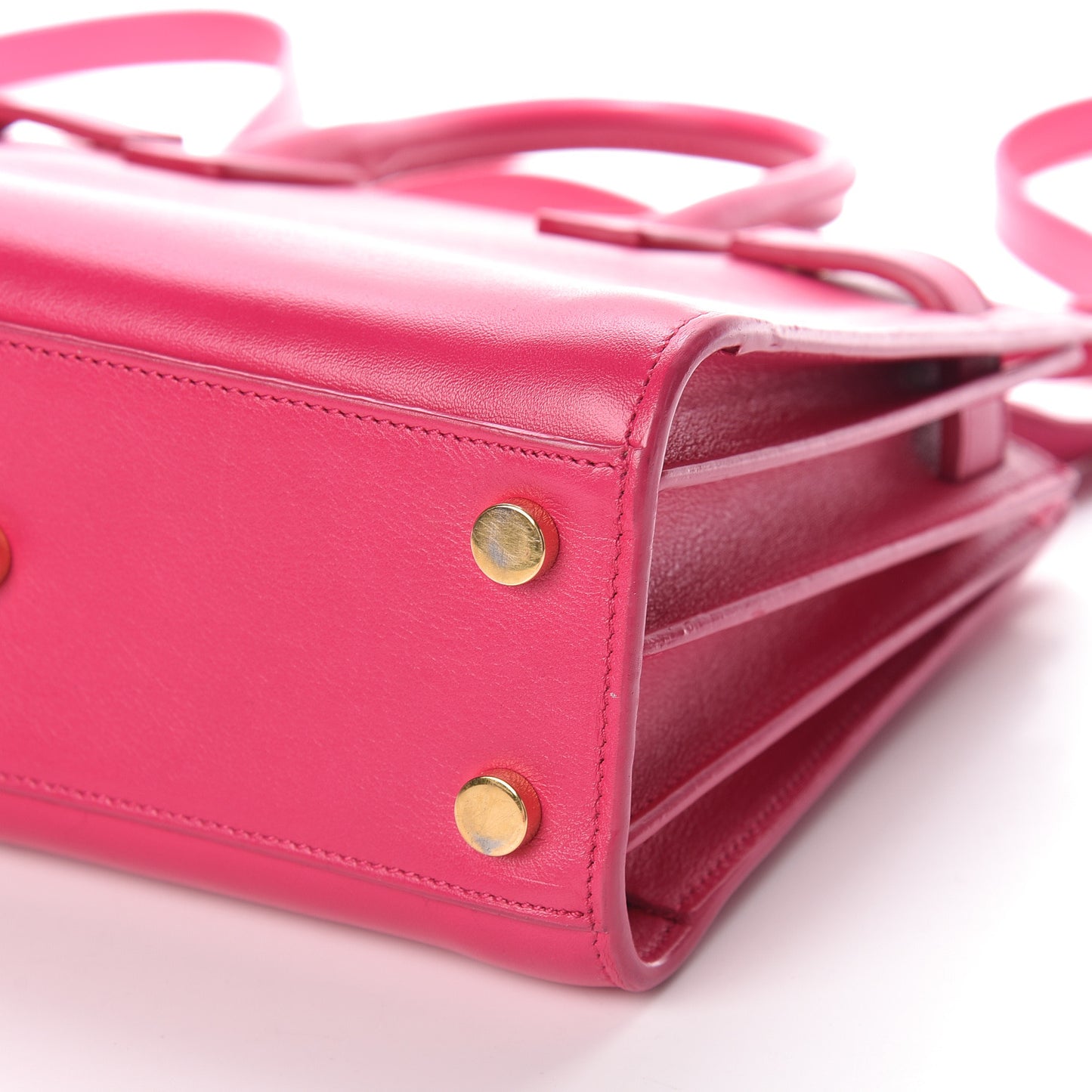Calfskin Nano Sac De Jour Bubblegum