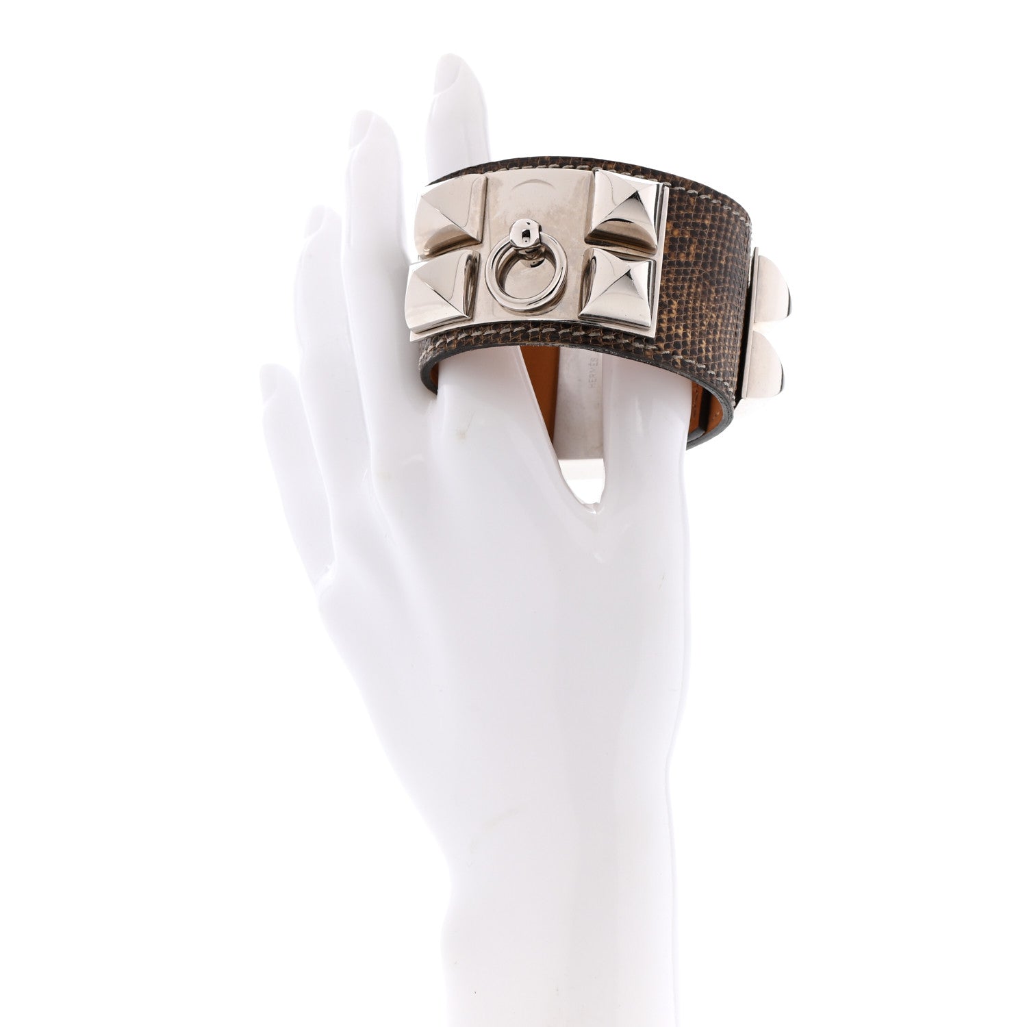 Hermes Lizard Collier De Chien CDC Bracelet S Ombre 2 of 7