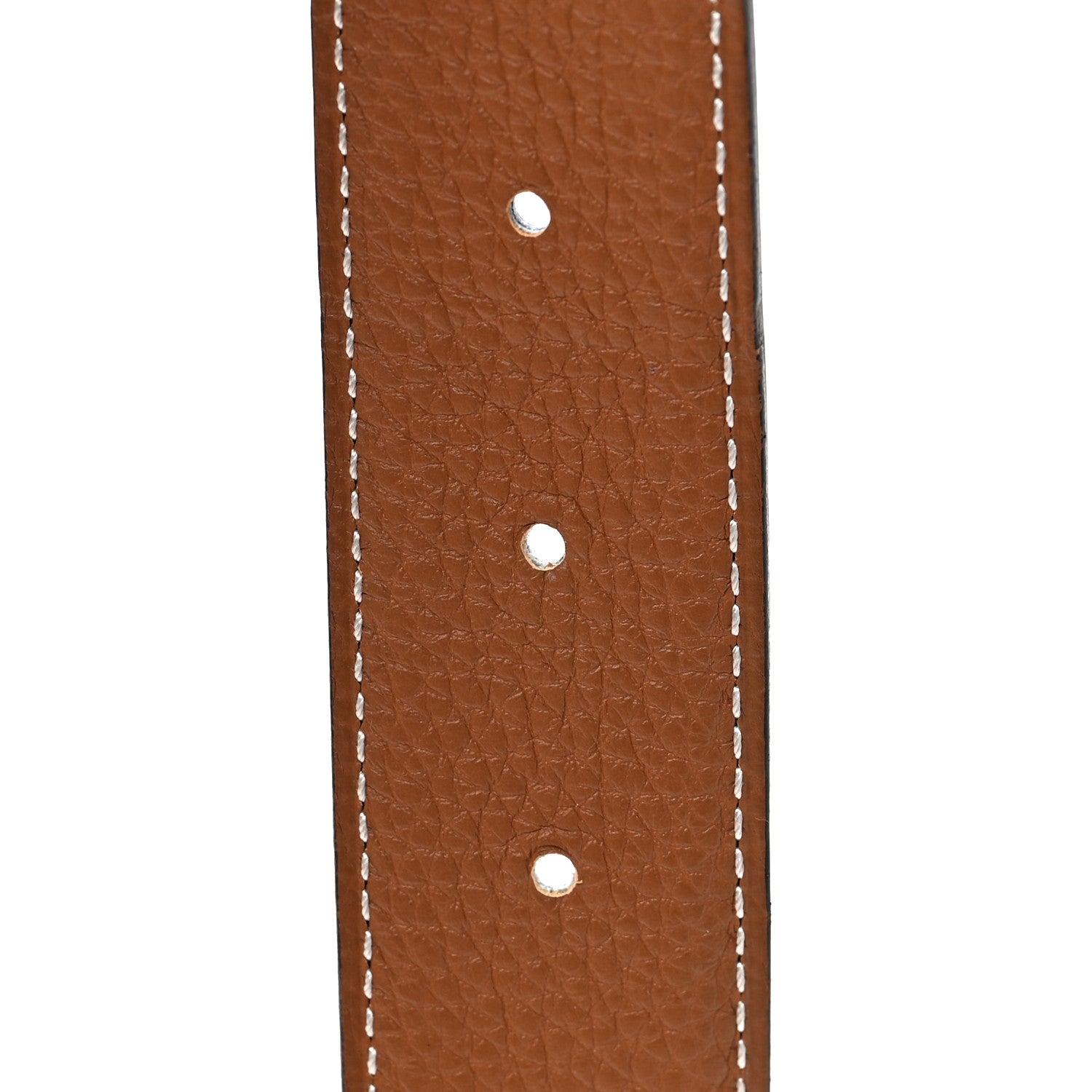 Hermes Box Togo 32mm Guilloche H Belt 85 34 Black Gold 4 of 4