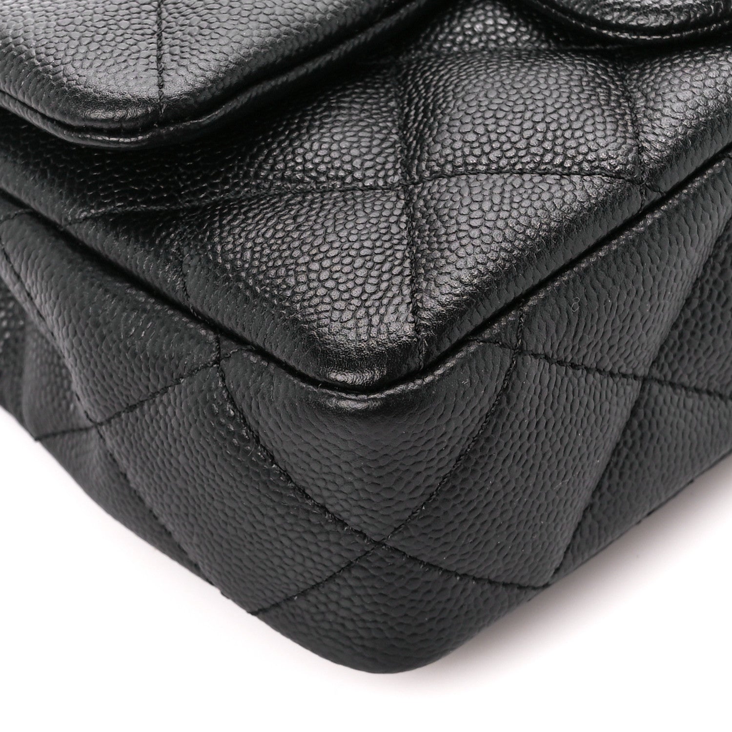 Chanel Caviar Quilted Mini Sweetheart Rectangular Flap Black 10 of 12