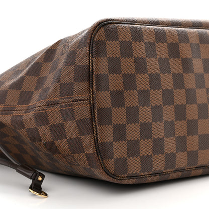 Louis Vuitton Damier Ebene Neo Neverfull MM Rose Ballerine 9 of 15