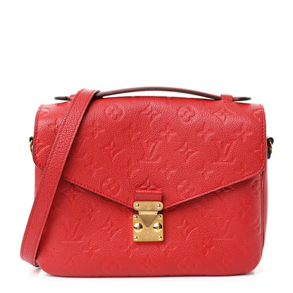 Louis Vuitton Empreinte Pochette Metis Scarlet 1 of 11