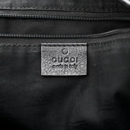 Gucci Guccissima Large New Ladies Web Hobo Black 6 of 14