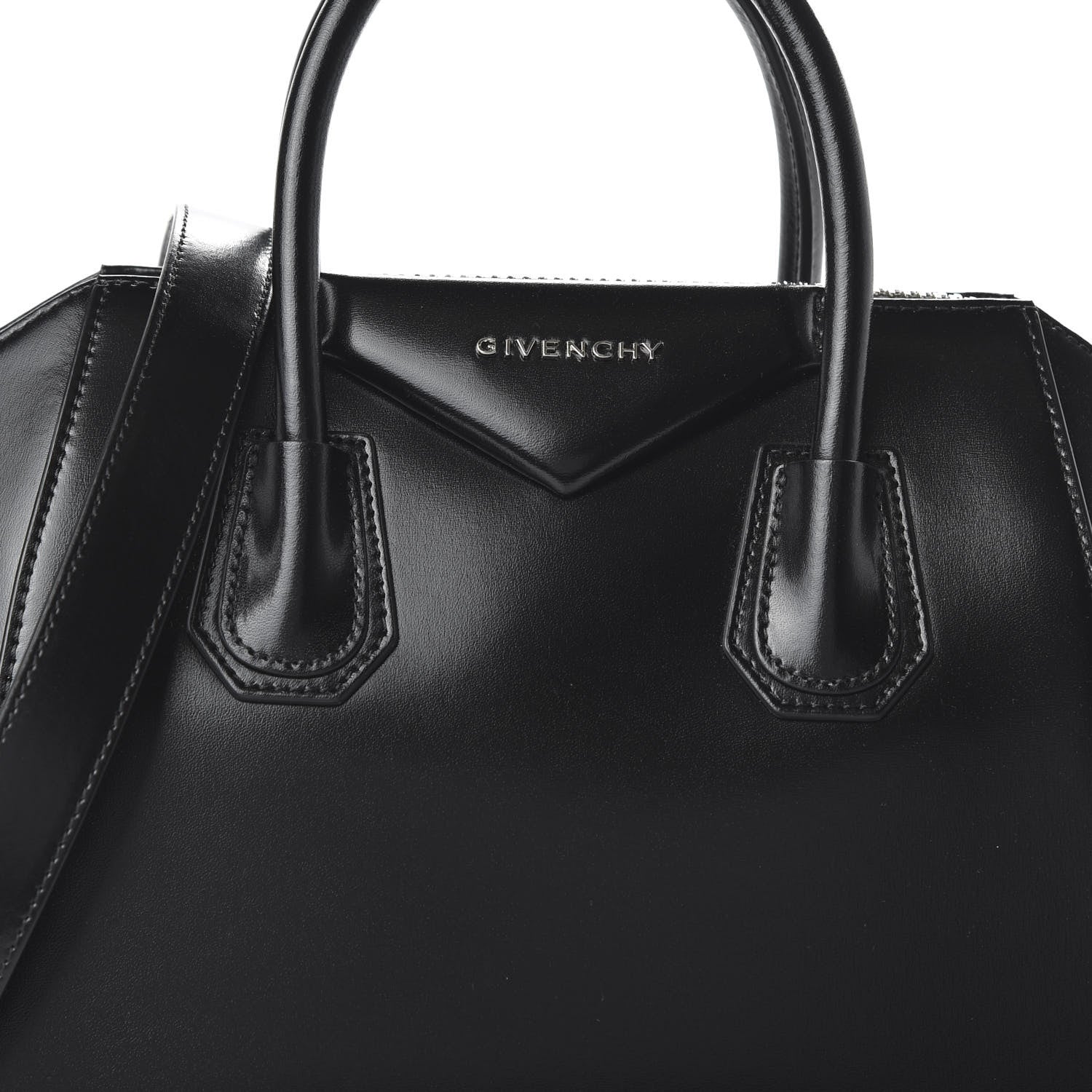 Givenchy Shiny Lord Calfskin Small Antigona Black 11 of 11