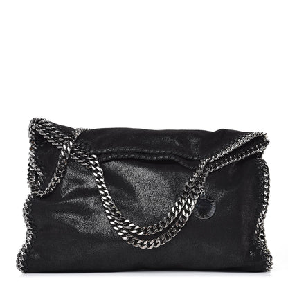 Stella McCartney Shaggy Deer Falabella Fold Over Tote Black 1 of 9
