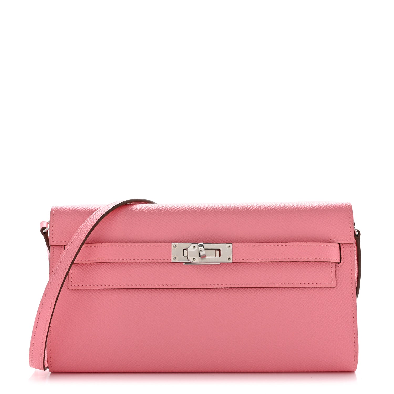 Hermes Epsom Kelly Wallet To Go Rose Confetti 1 of 10