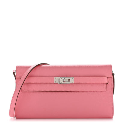 Hermes Epsom Kelly Wallet To Go Rose Confetti 1 of 10