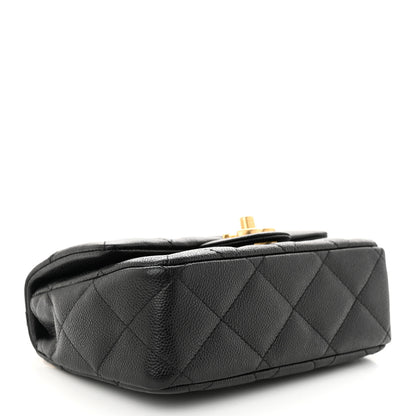 Chanel Caviar Quilted Mini Sweetheart Flap Black 4 of 11