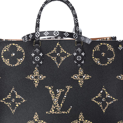 Louis Vuitton Monogram Giant Jungle Onthego GM Black 8 of 11