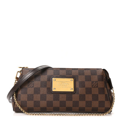 Louis Vuitton Damier Ebene Eva Clutch 1 of 8
