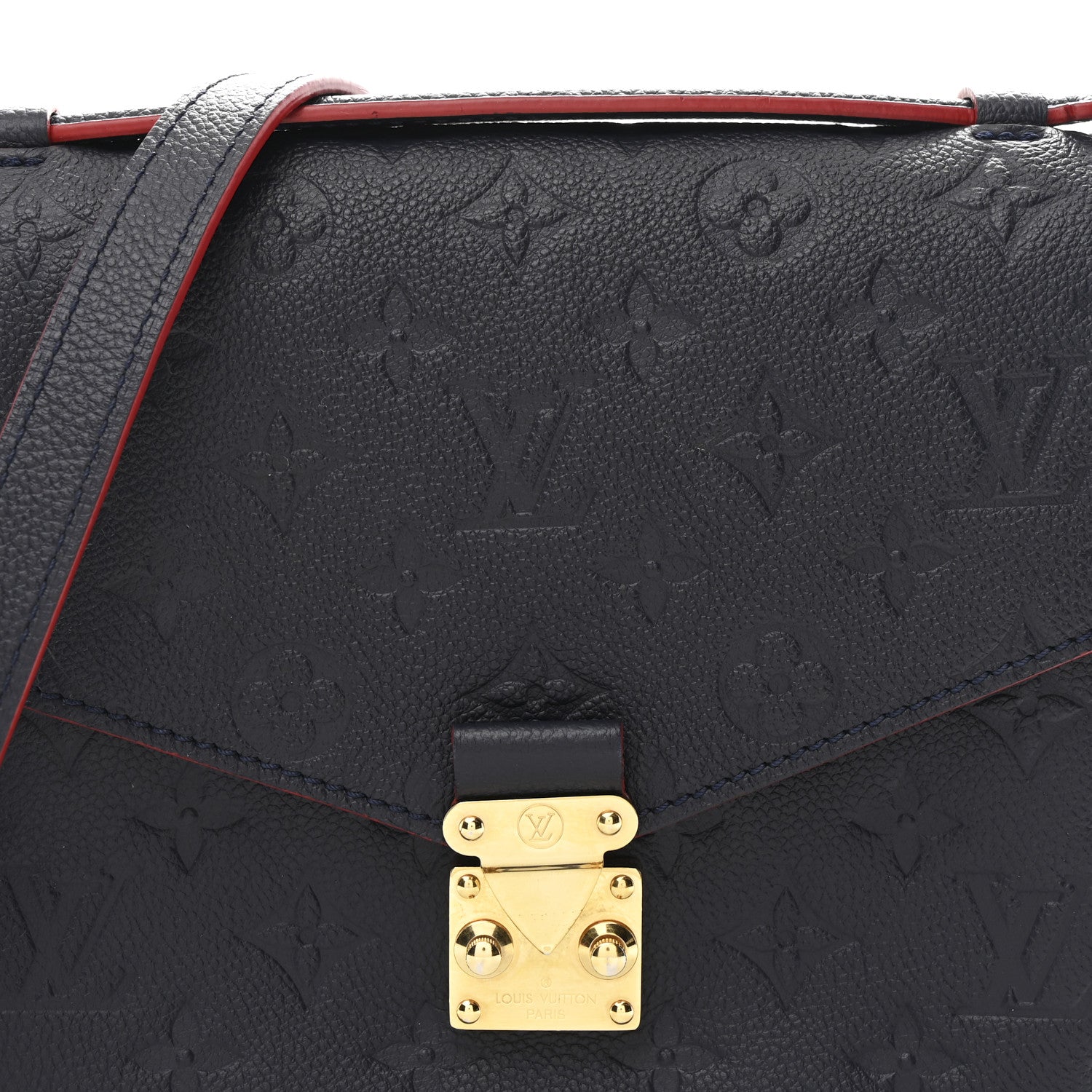 Louis Vuitton Empreinte Pochette Metis Marine Rouge 8 of 10