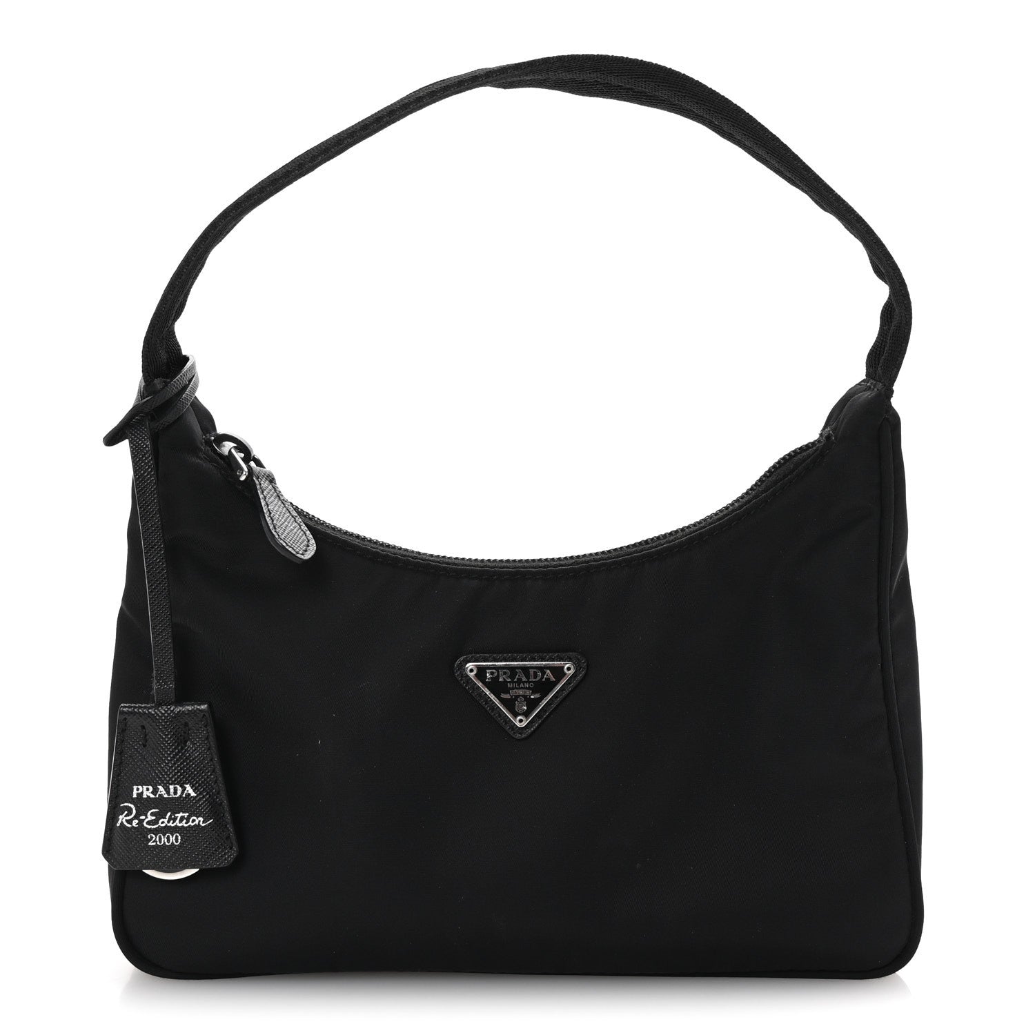 Prada Tessuto Nylon Mini Re-Edition 2000 Bag Black 1 of 9