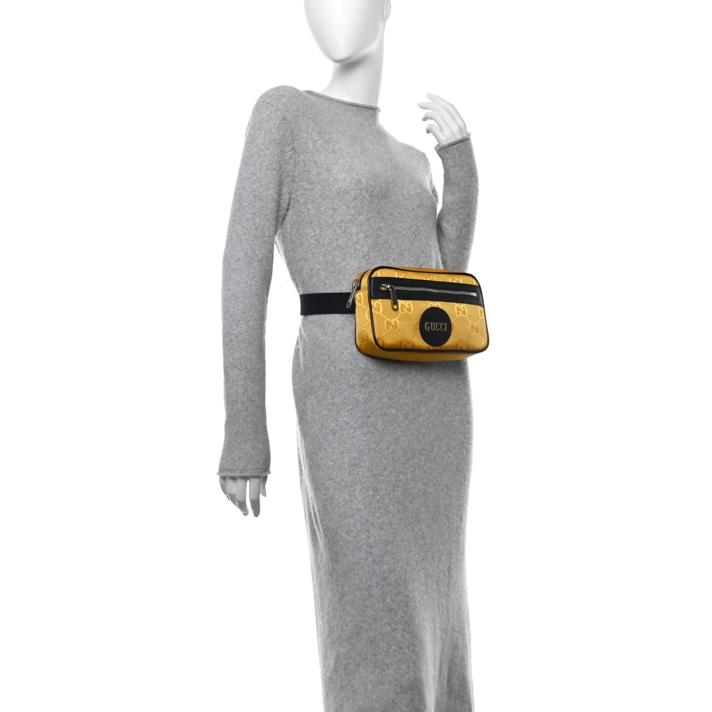 Econyl Nylon Monogram Off The Grid Belt Bag Crop Black