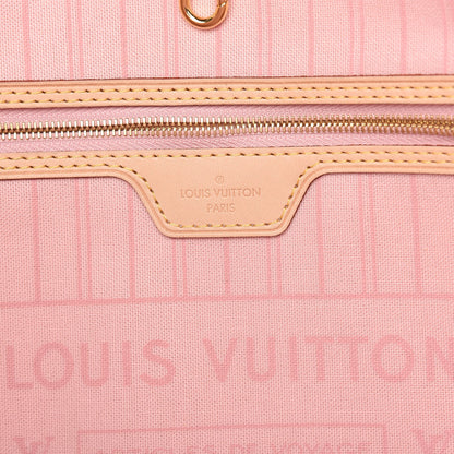 Louis Vuitton Damier Azur Neo Neverfull GM Rose Ballerine 9 of 16