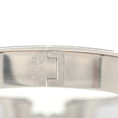 Hermes Enamel Narrow Clic Clac H Bracelet PM White 2 of 3