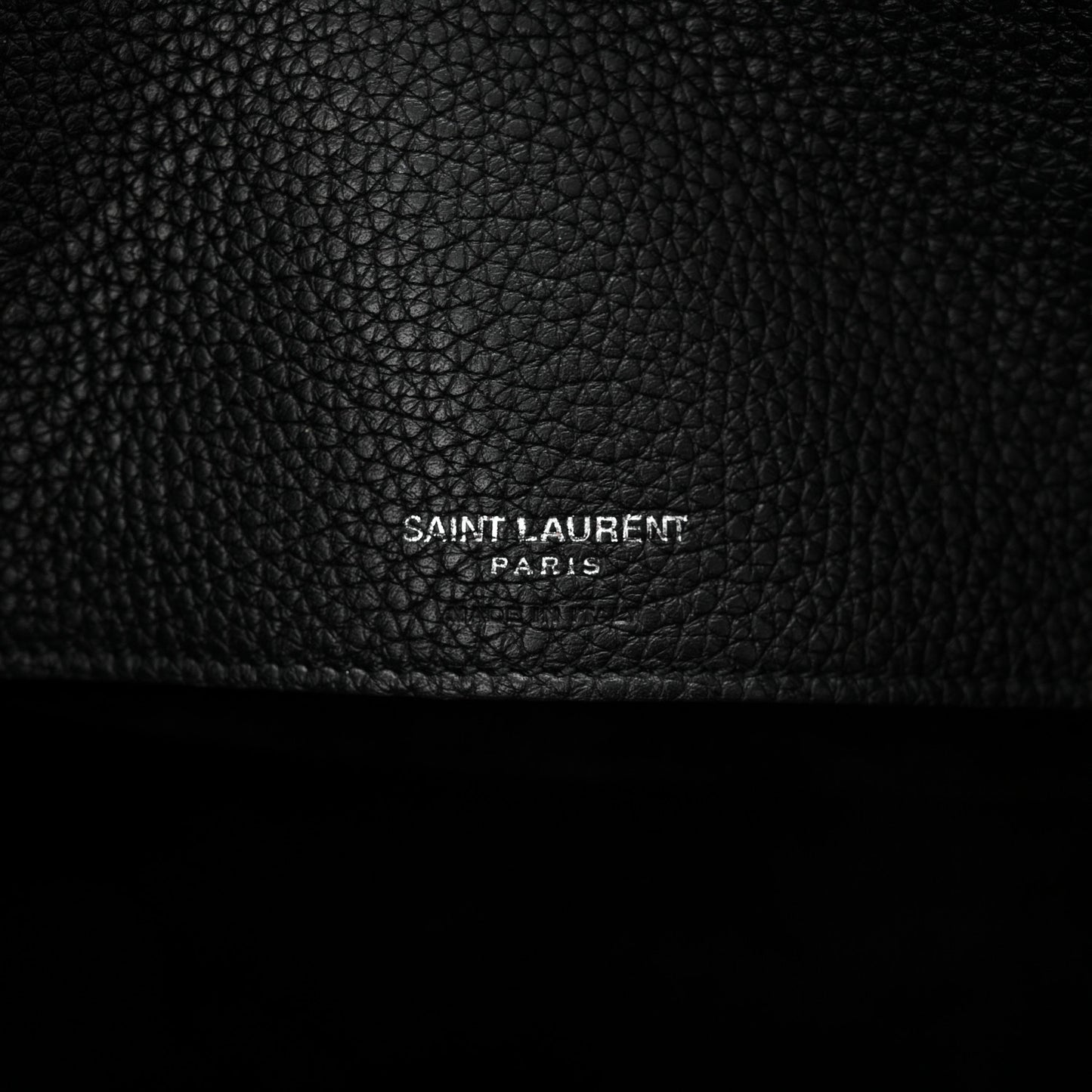 Grained Calfskin Small Supple Sac De Jour Black
