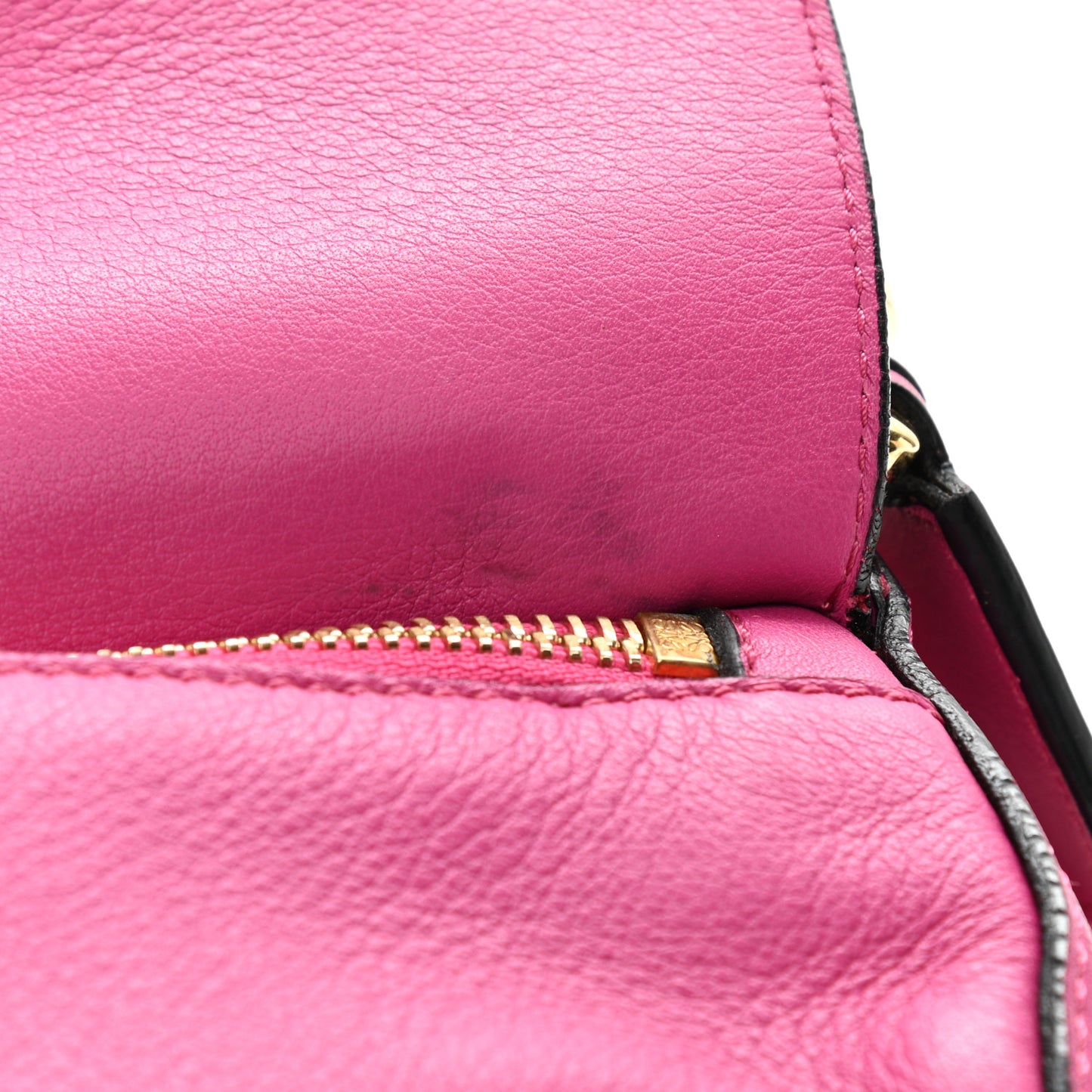 Calfskin Medium Puzzle Bag Fuchsia
