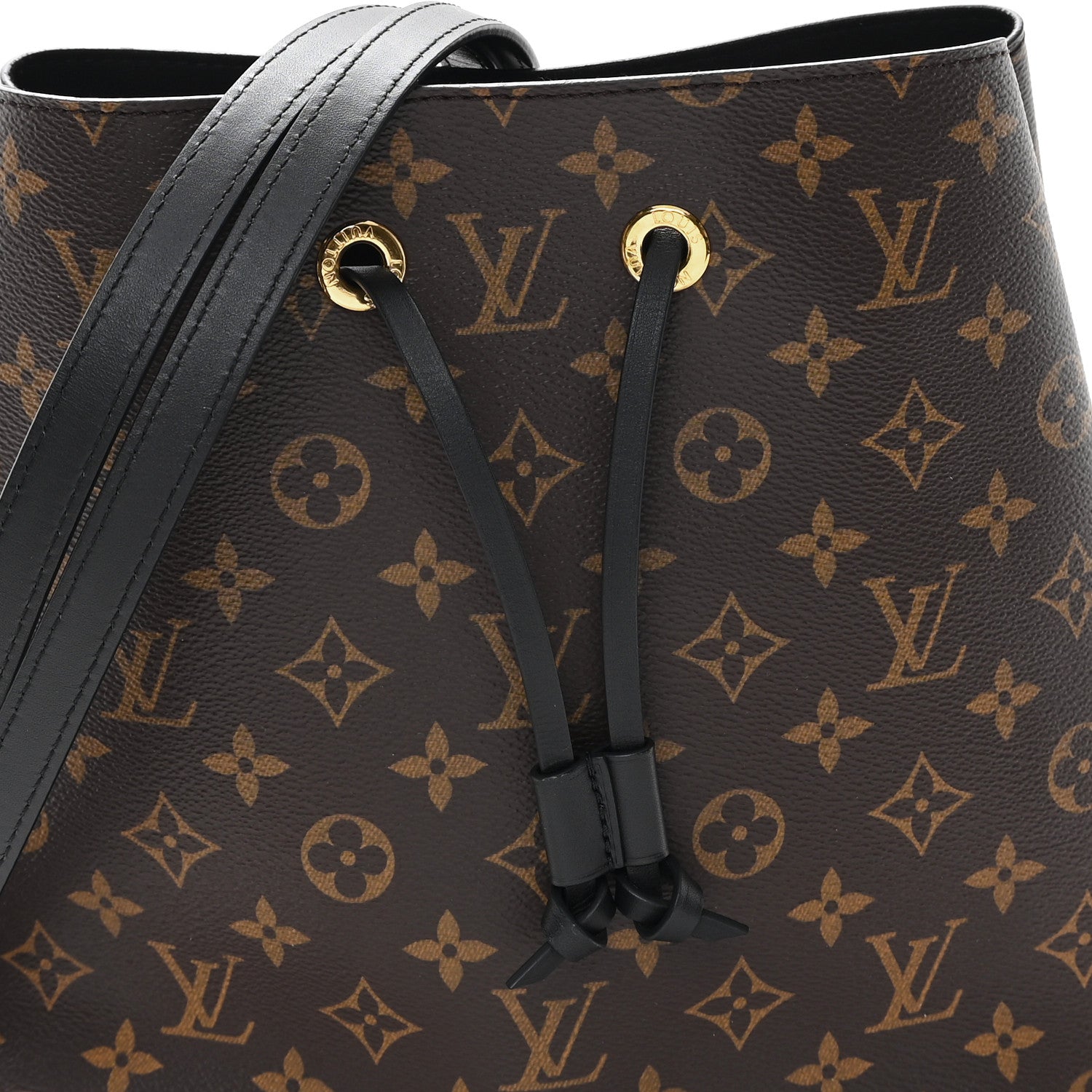 Louis Vuitton Monogram Neonoe MM Black 8 of 10