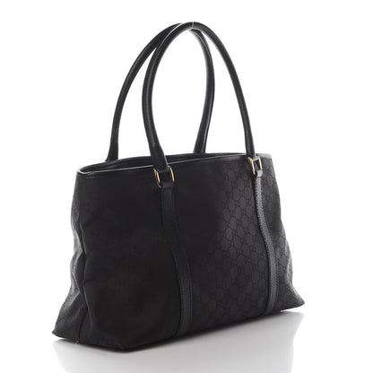 Gucci Nylon Monogram Joy Tote Black 2 of 9