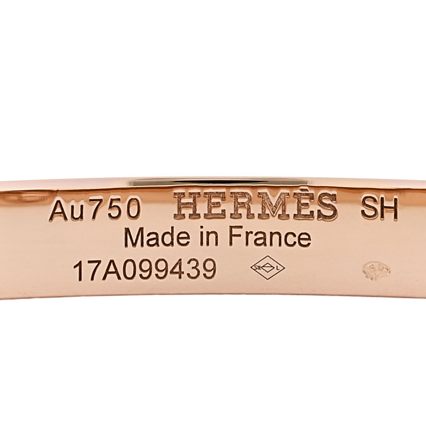 18K Rose Gold PM Collier De Chien Bracelet SH
