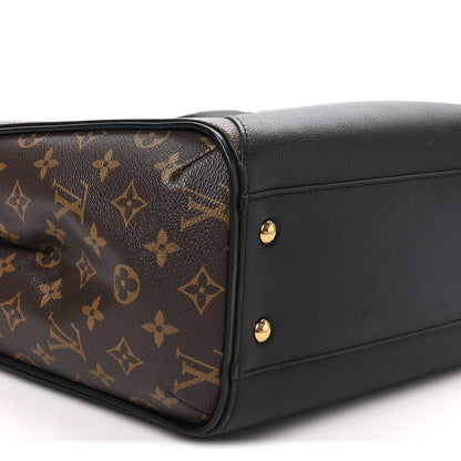 Louis Vuitton Calfskin Monogram Kimono Tote Black 8 of 9