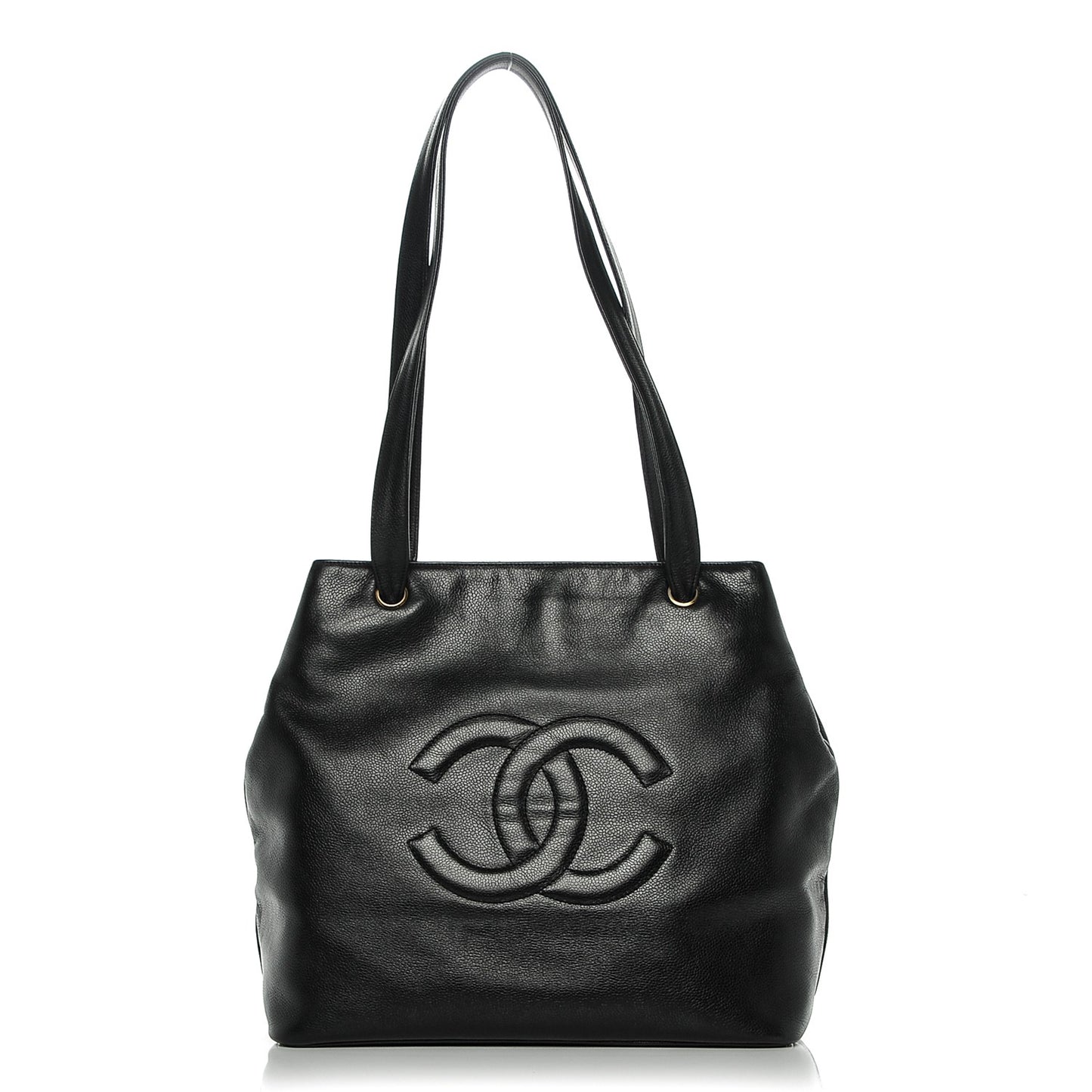 Caviar CC Shoulder Bag Black
